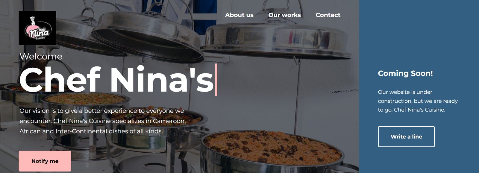 Chef Nina's Cuisine | Web Spectron