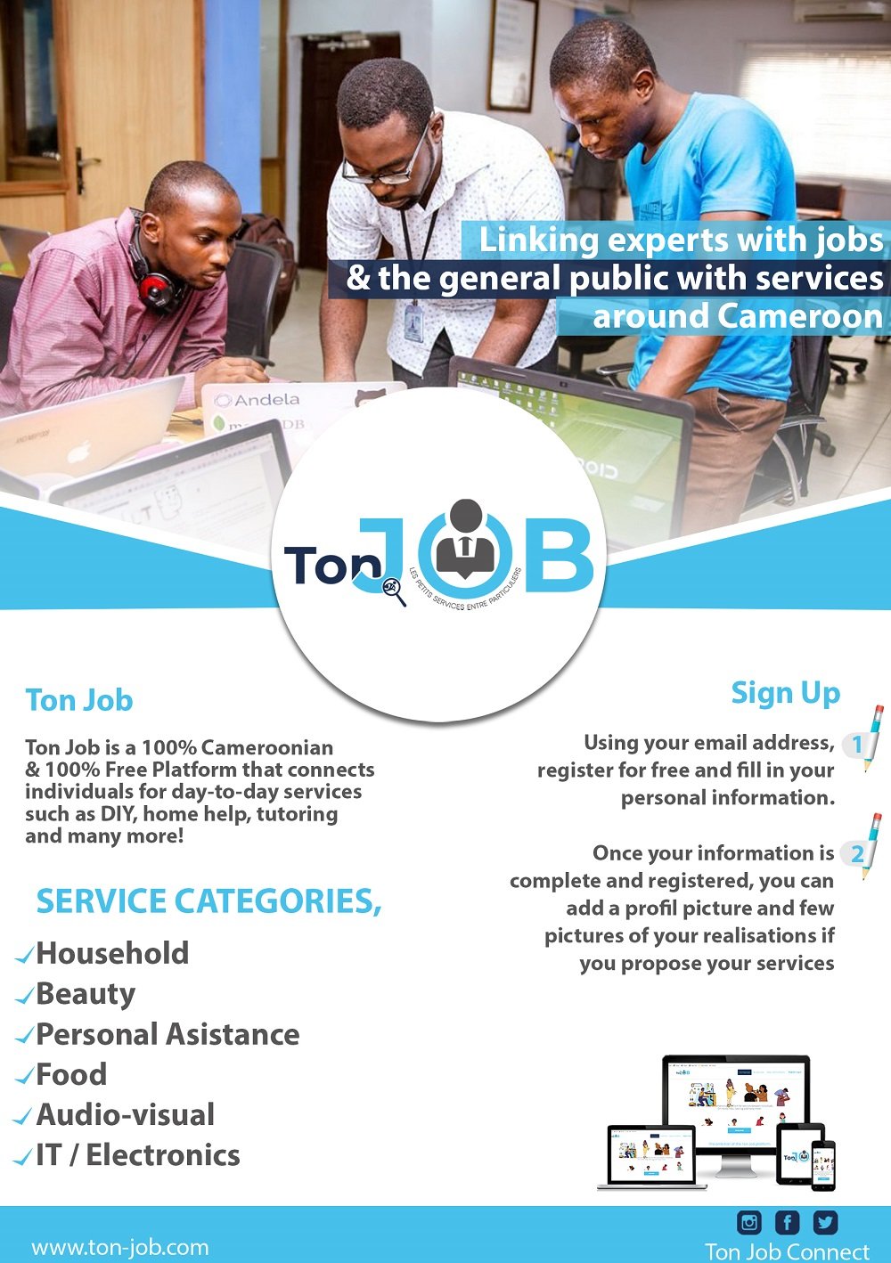 Ton Job Cameroon | Web Spectron